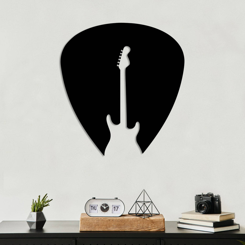 Guitar Pick - Metal Wall Art - MetalPlex