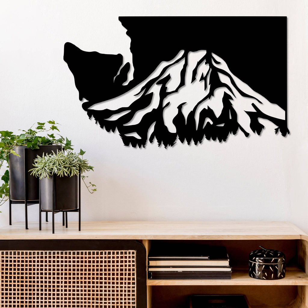 Washington Mt Rainier - Metal Wall Art - MetalPlex