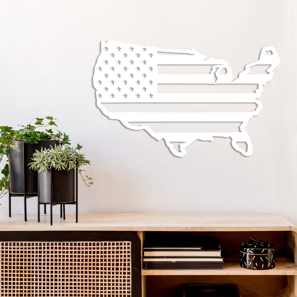 American Flag United States - Metal Wall Art - MetalPlex