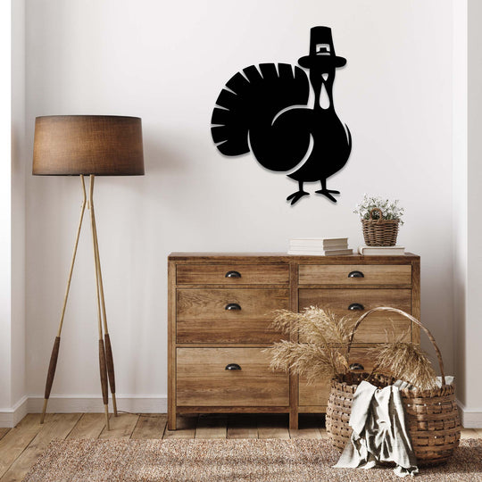 Thanksgiving Turkey - Metal Wall Art
