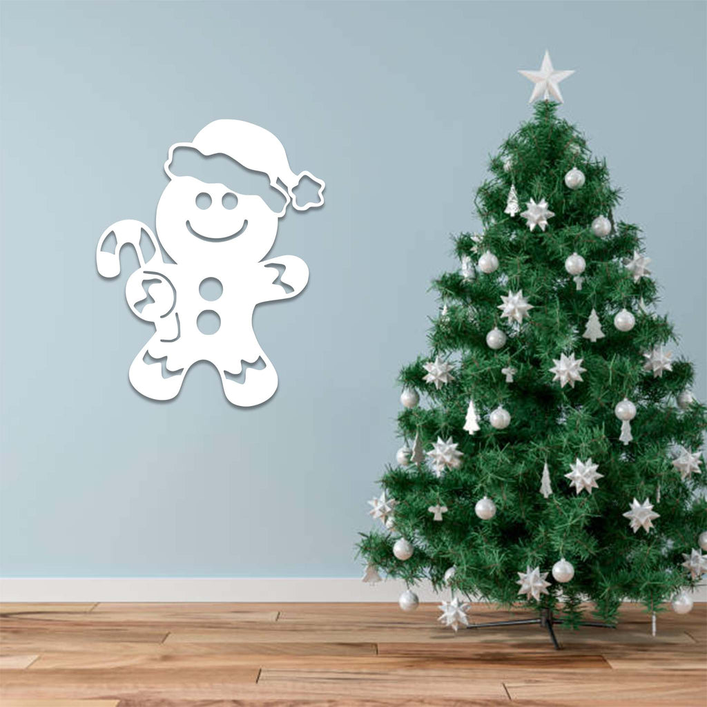 Christmas Gingerbread Man - Metal Wall Art - MetalPlex