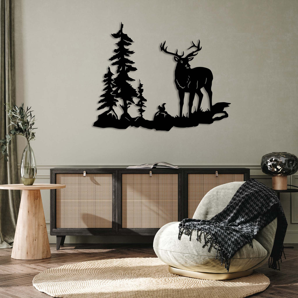 Forest Buck - Metal Wall Art - MetalPlex