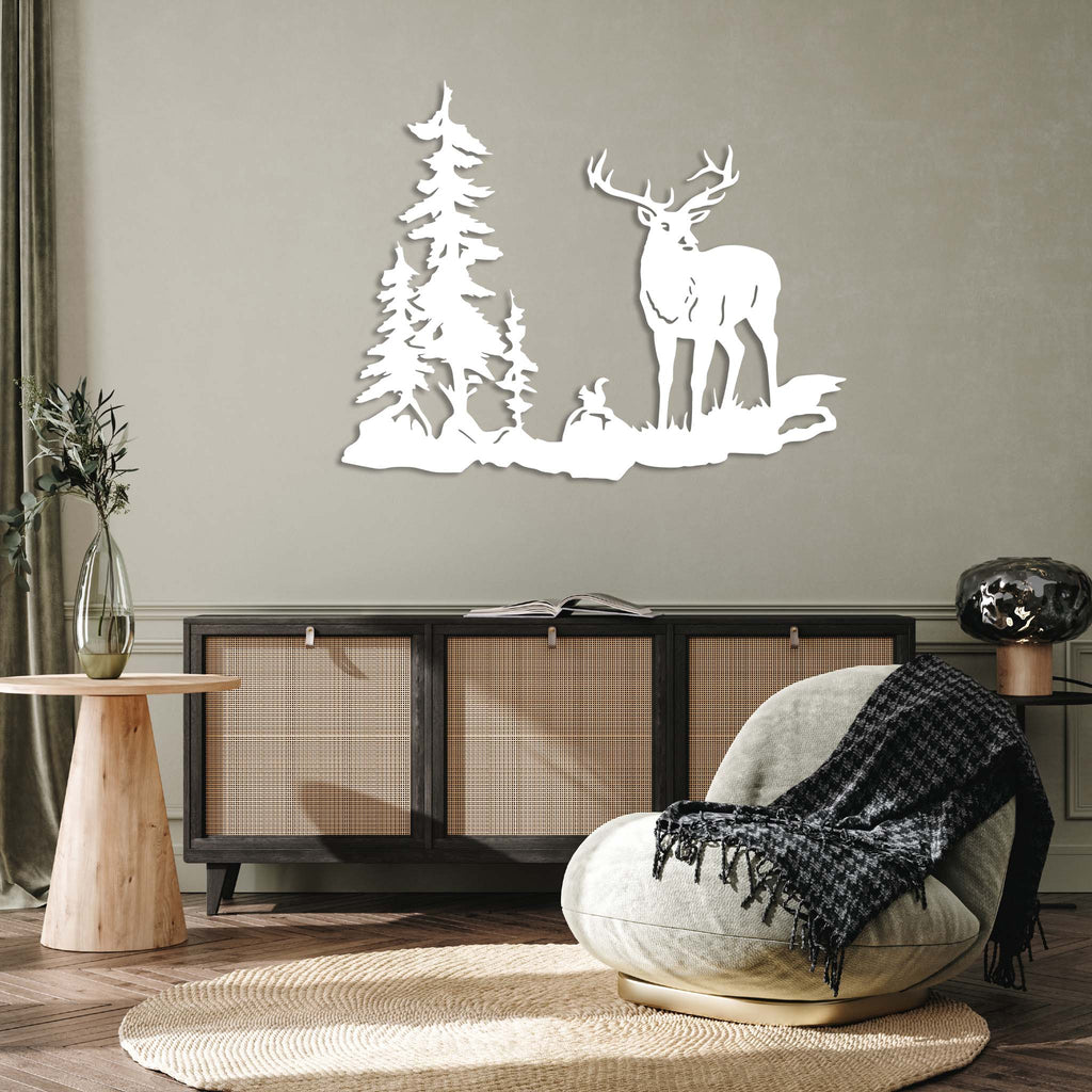 Forest Buck - Metal Wall Art - MetalPlex