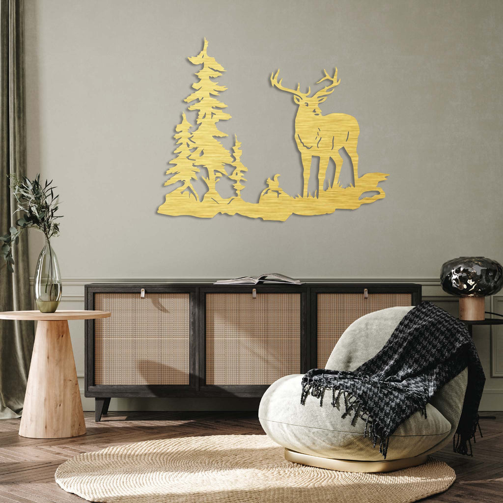 Forest Buck - Metal Wall Art - MetalPlex