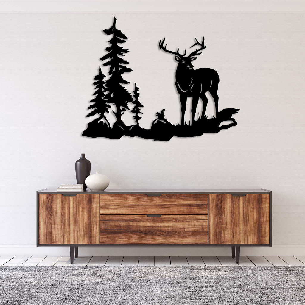 Forest Buck - Metal Wall Art - MetalPlex
