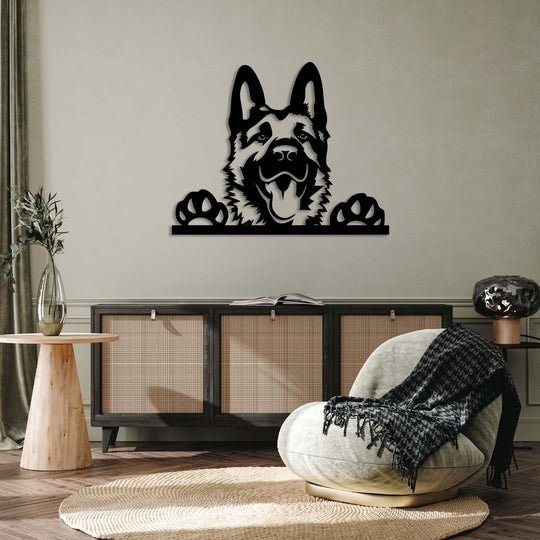 German Shepherd - Metal Wall Art