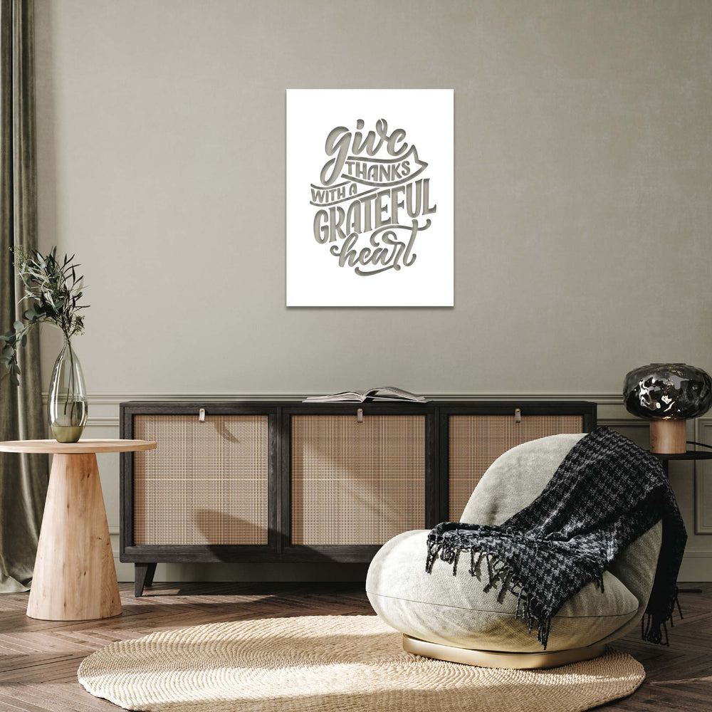 Give Thanks - Metal Wall Art - MetalPlex