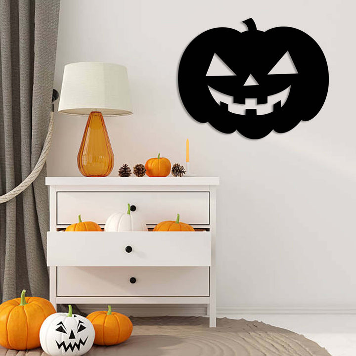 Halloween Pumpkin - Metal Wall Art - MetalPlex
