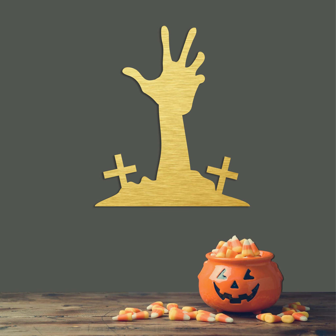 Zombie Hand - Metal Wall Art - MetalPlex