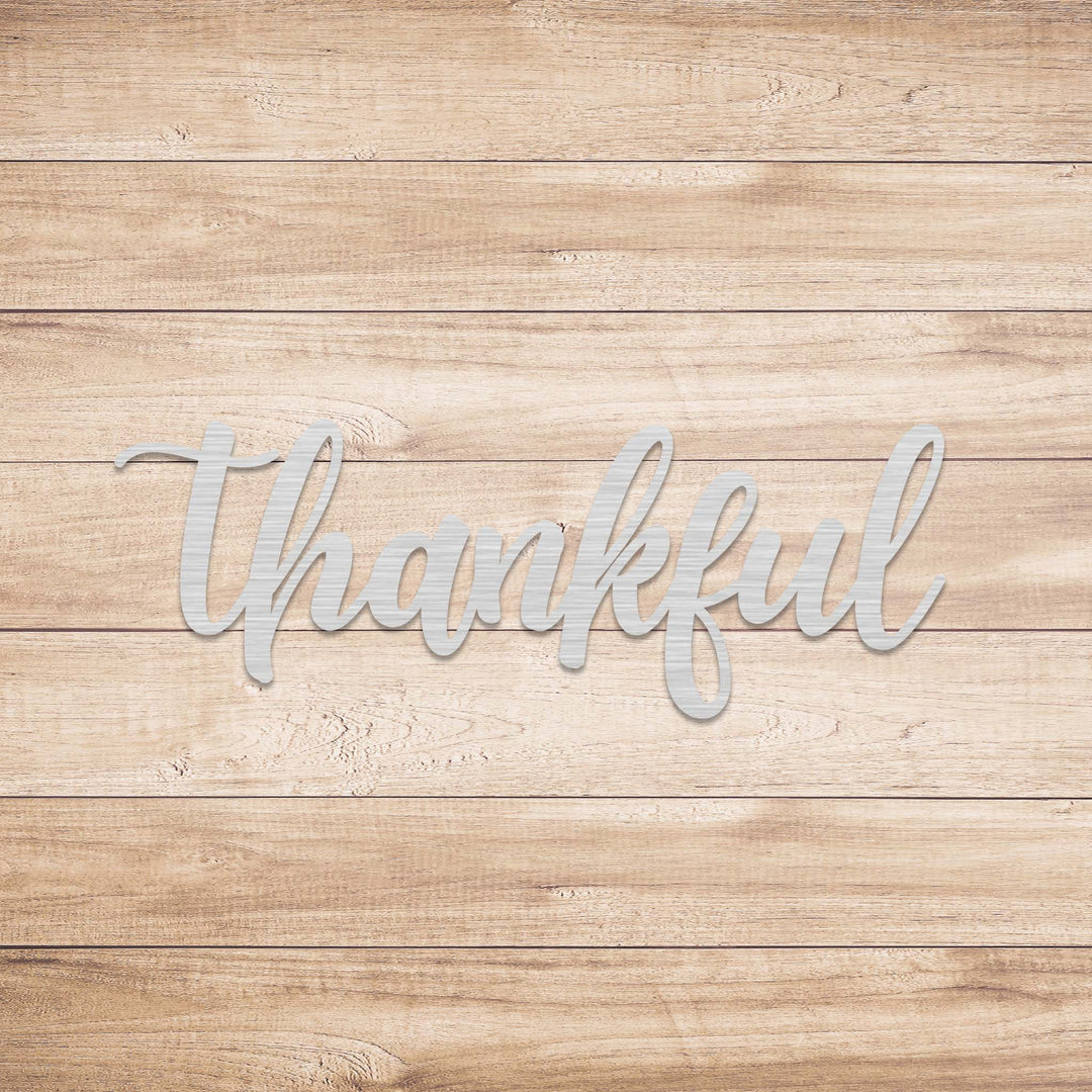 Thankful - Metal Wall Art - MetalPlex