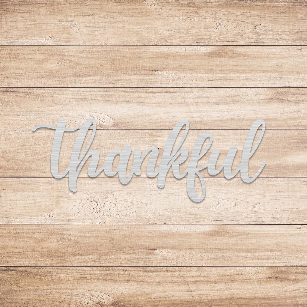 Thankful - Metal Wall Art - MetalPlex