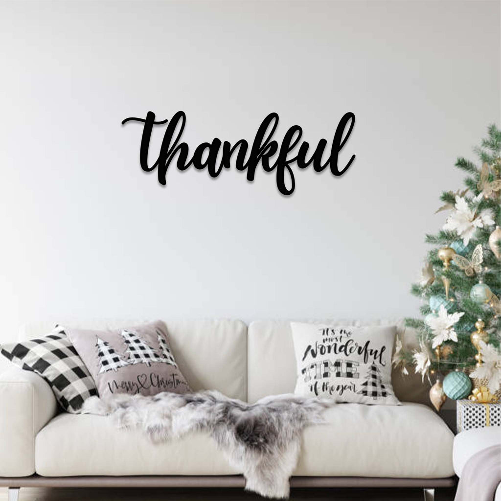 Thankful - Metal Wall Art - MetalPlex