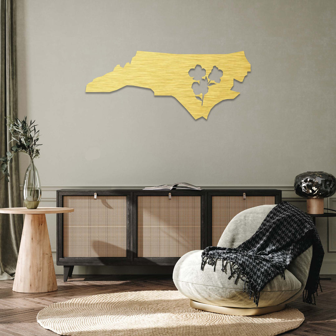 Flowering Dogwood North Carolina State - Metal Wall Art - MetalPlex