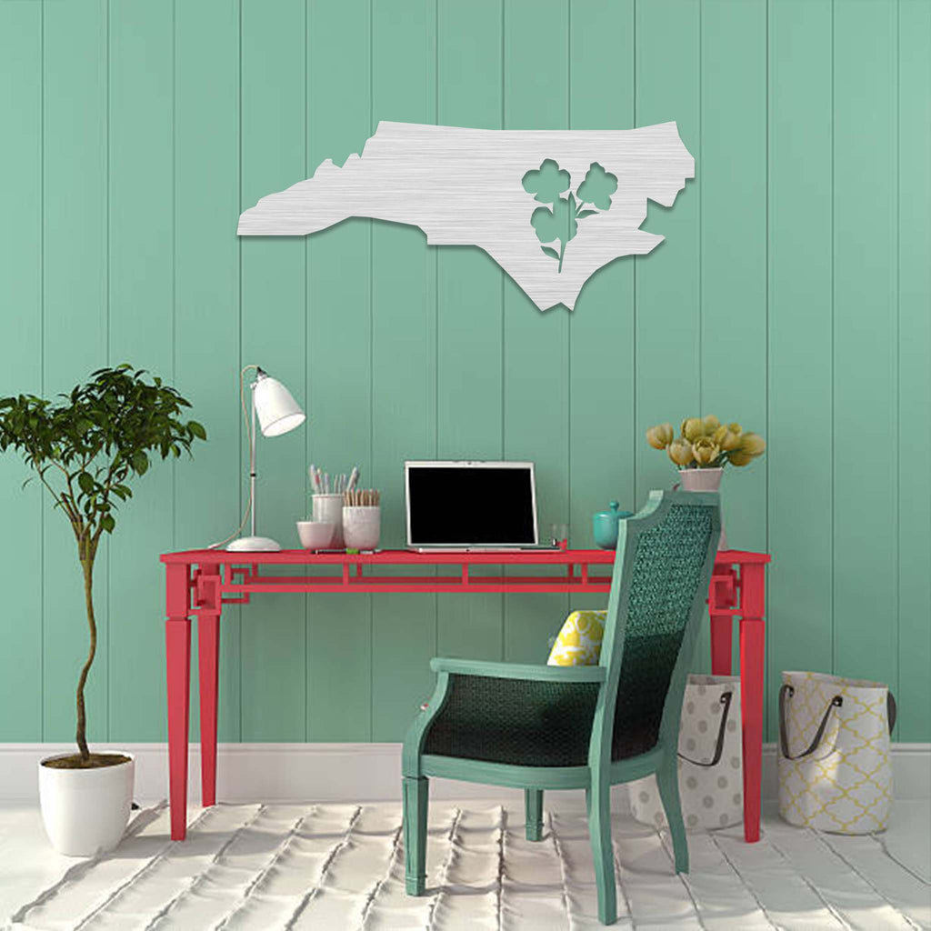 Flowering Dogwood North Carolina State - Metal Wall Art - MetalPlex