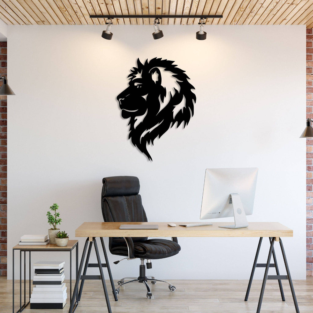Lion Head - Metal Wall Art - MetalPlex