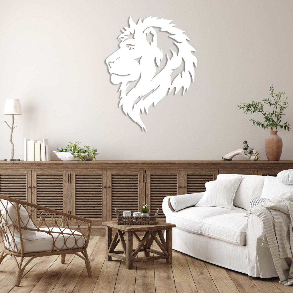 Lion Head - Metal Wall Art - MetalPlex