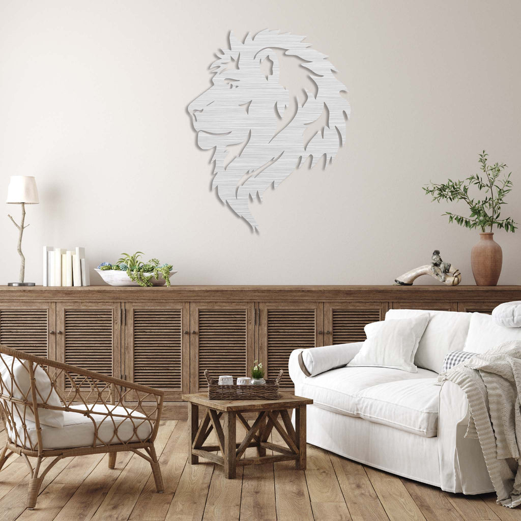 Lion Head - Metal Wall Art - MetalPlex