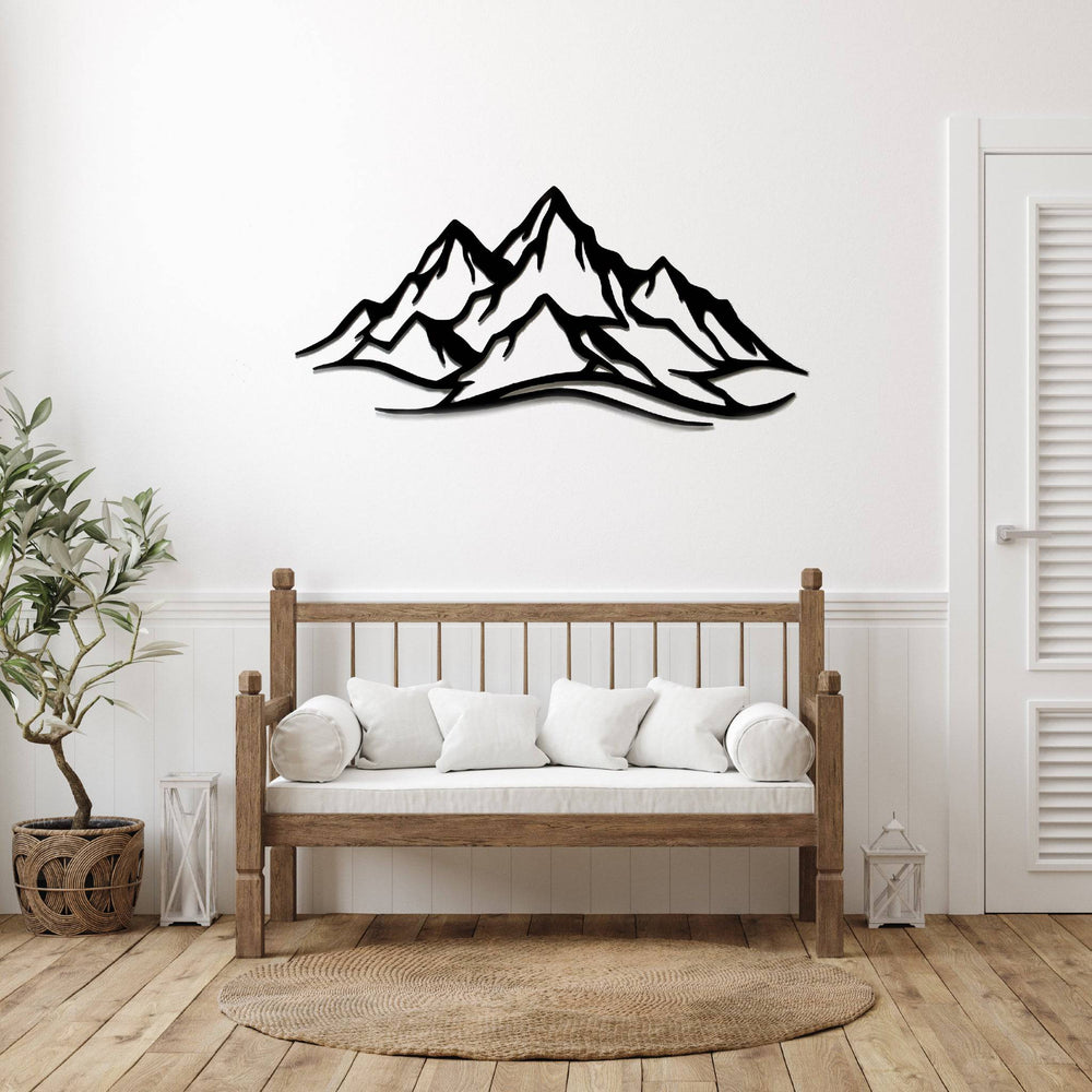 Mountain Range - Metal Wall Art - MetalPlex