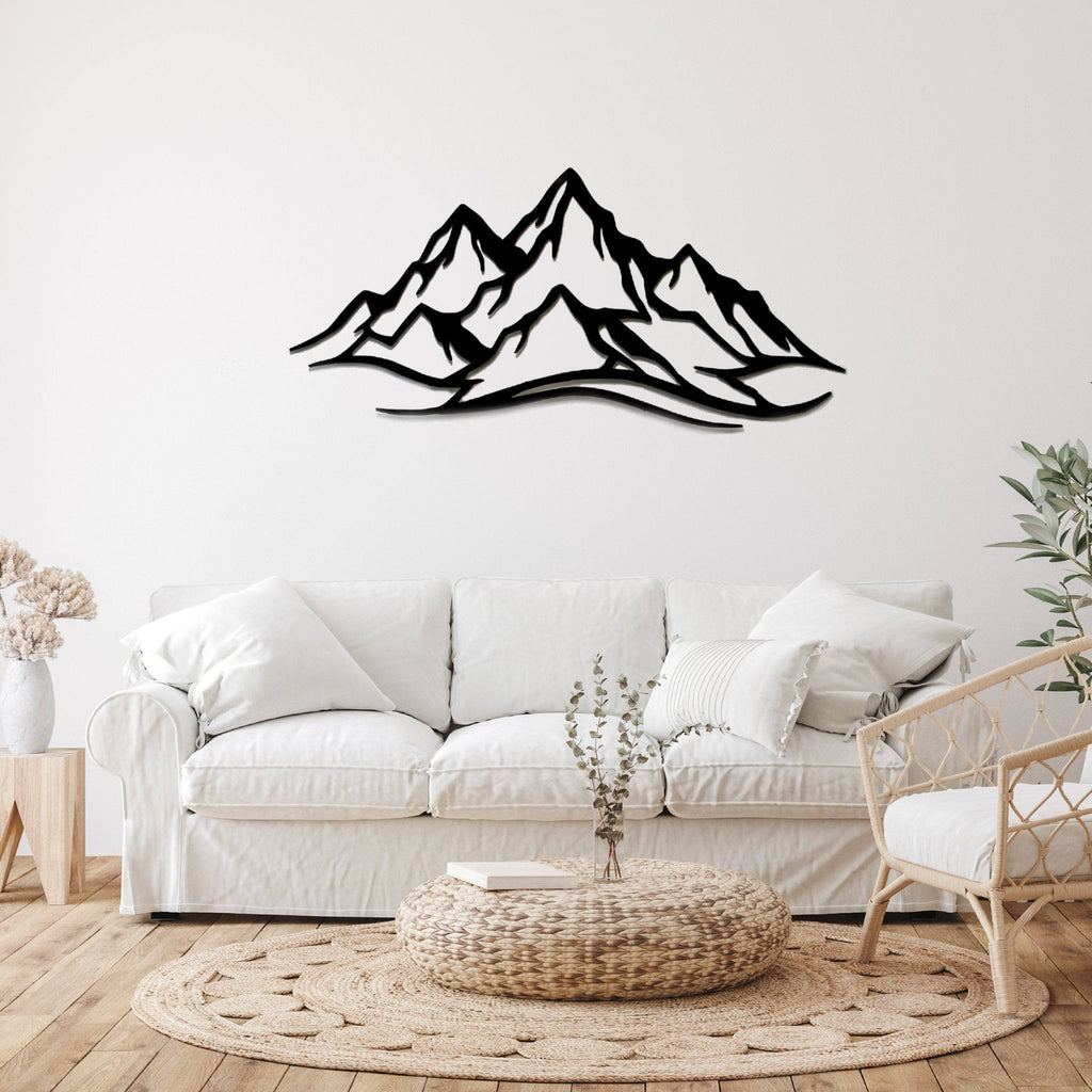 Mountain Range - Metal Wall Art - MetalPlex