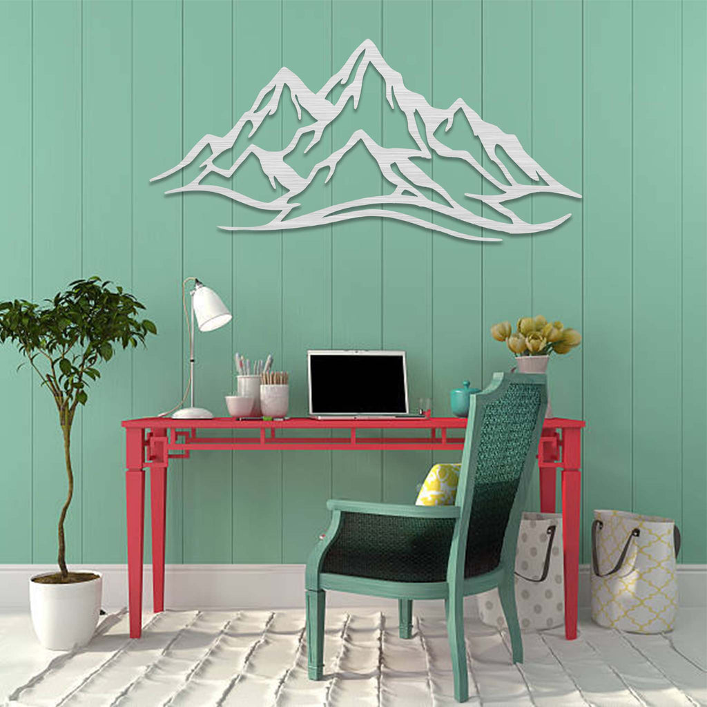 Mountain Range - Metal Wall Art - MetalPlex