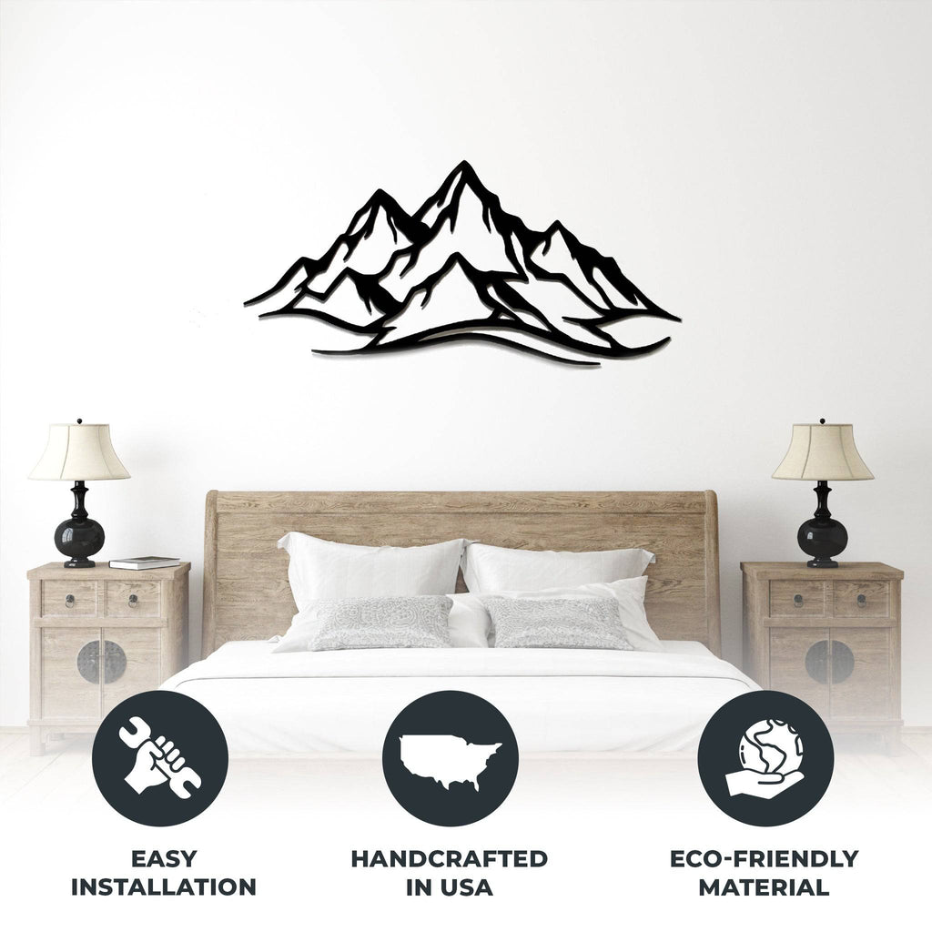 Mountain Range - Metal Wall Art - MetalPlex