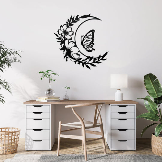 Flower Moon - Metal Wall Art