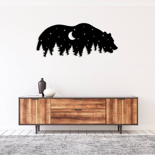 Moon Bear - Metal Wall Art