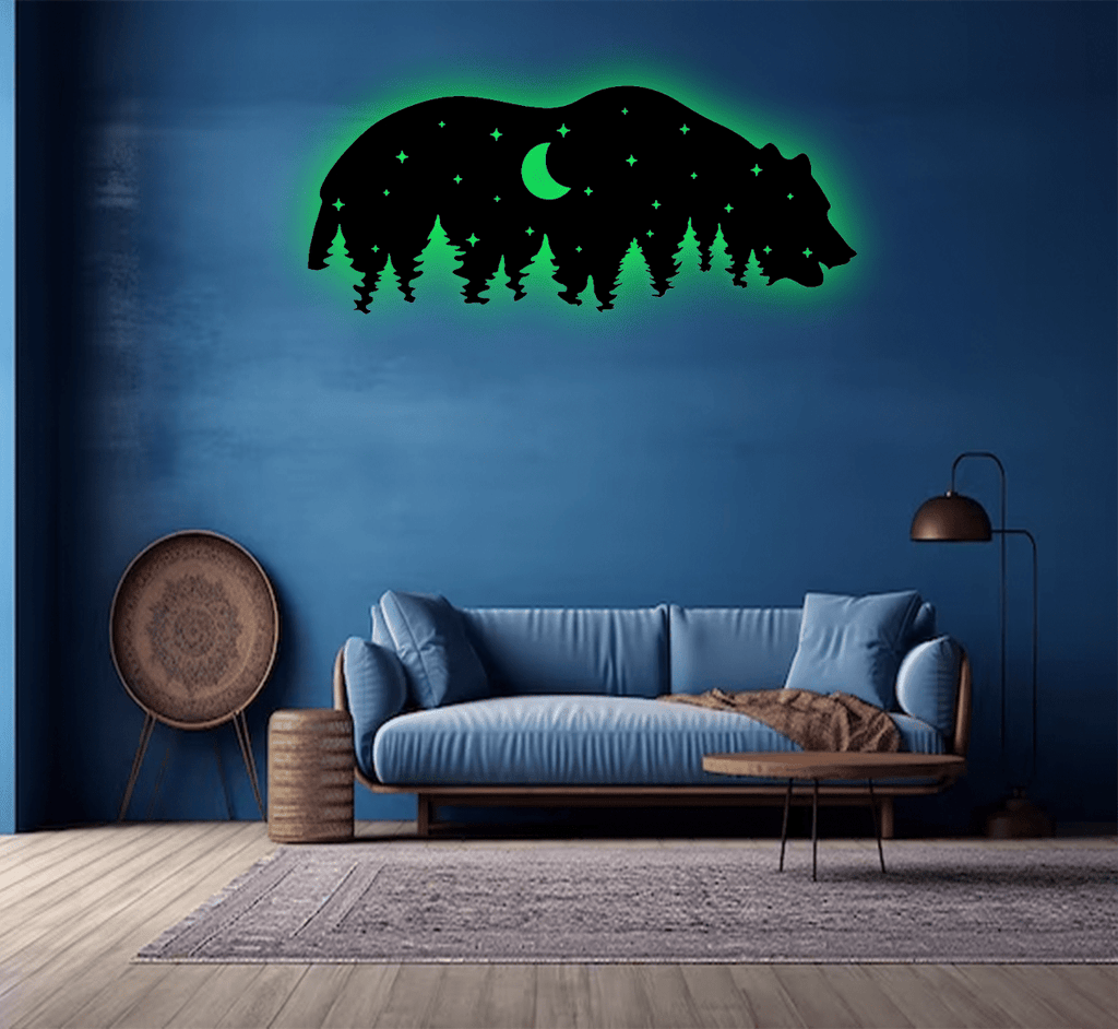 Moon Bear - Metal Wall Art - MetalPlex