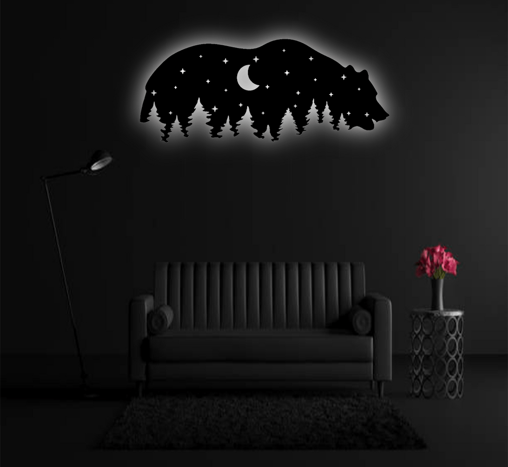 Moon Bear - Metal Wall Art - MetalPlex