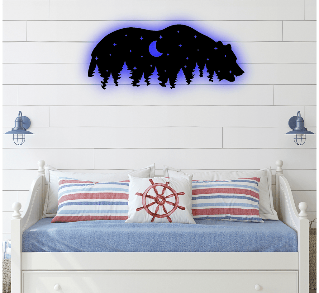 Moon Bear - Metal Wall Art - MetalPlex