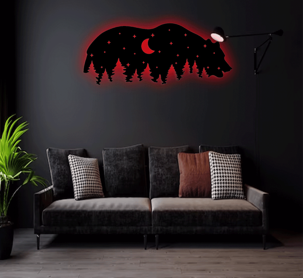 Moon Bear - Metal Wall Art - MetalPlex