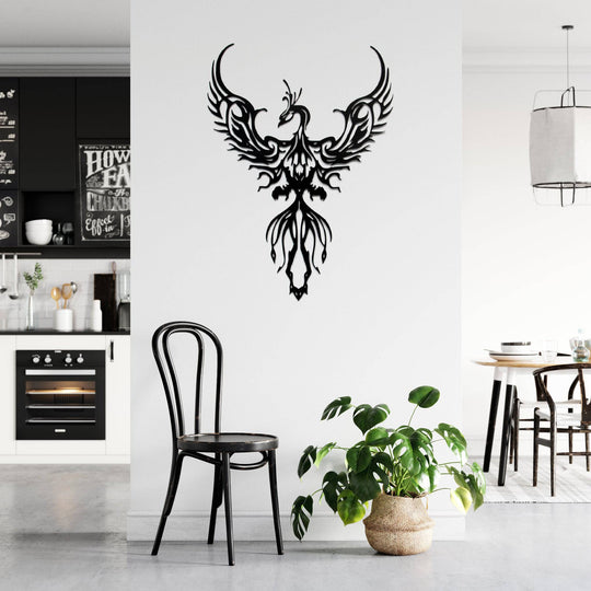 Rising Phoenix - Metal Wall Art