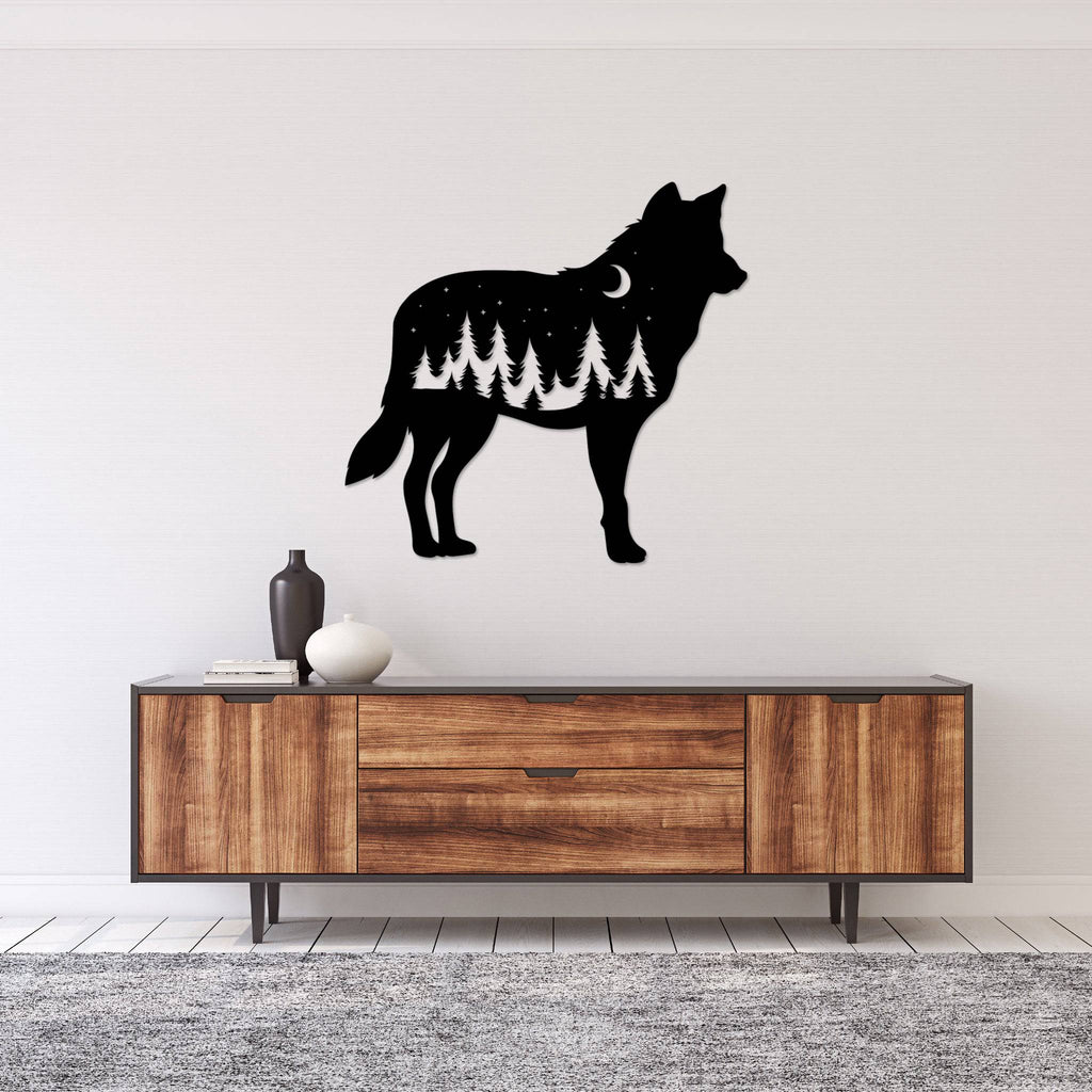 Wolf - Metal Wall Art - MetalPlex