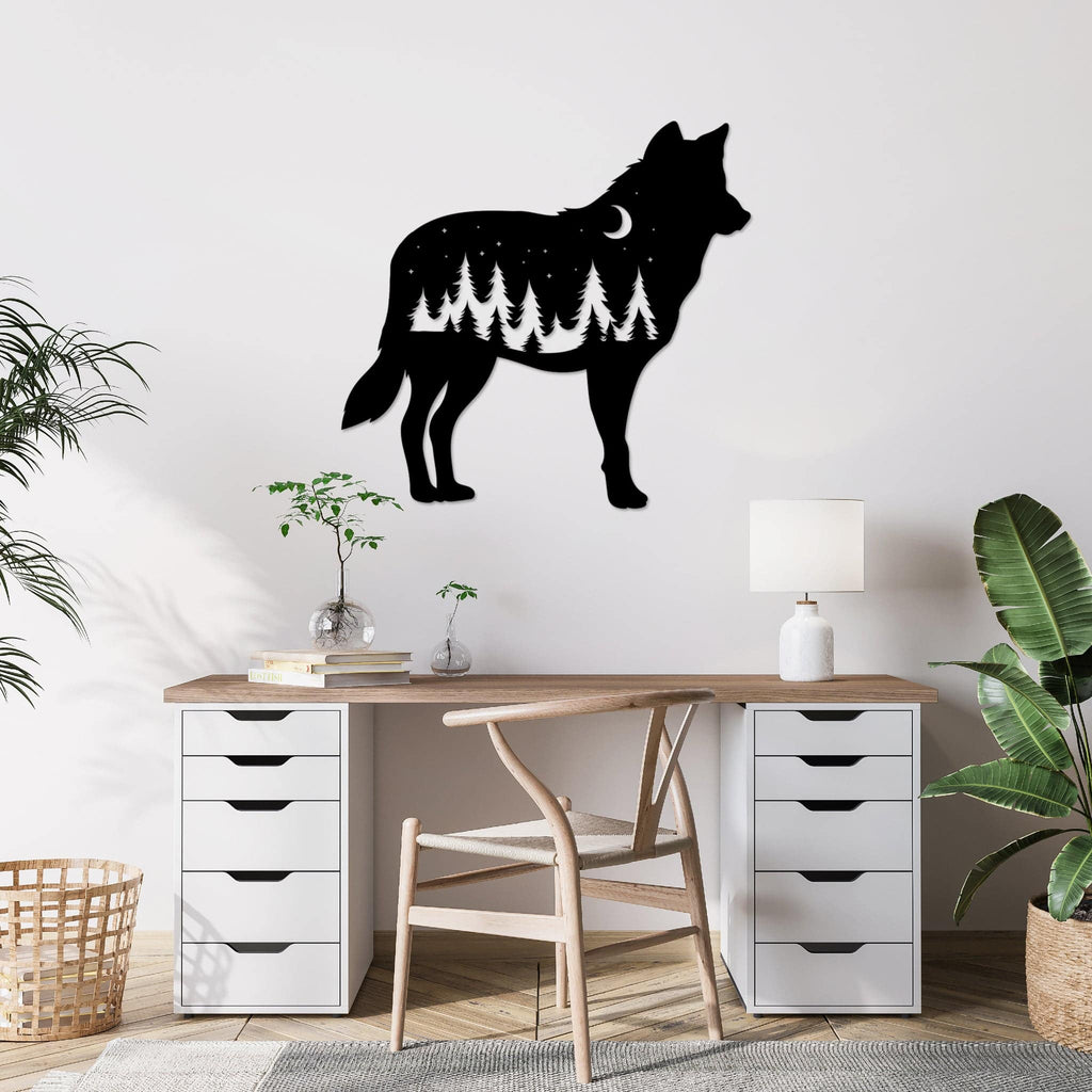 Wolf - Metal Wall Art - MetalPlex