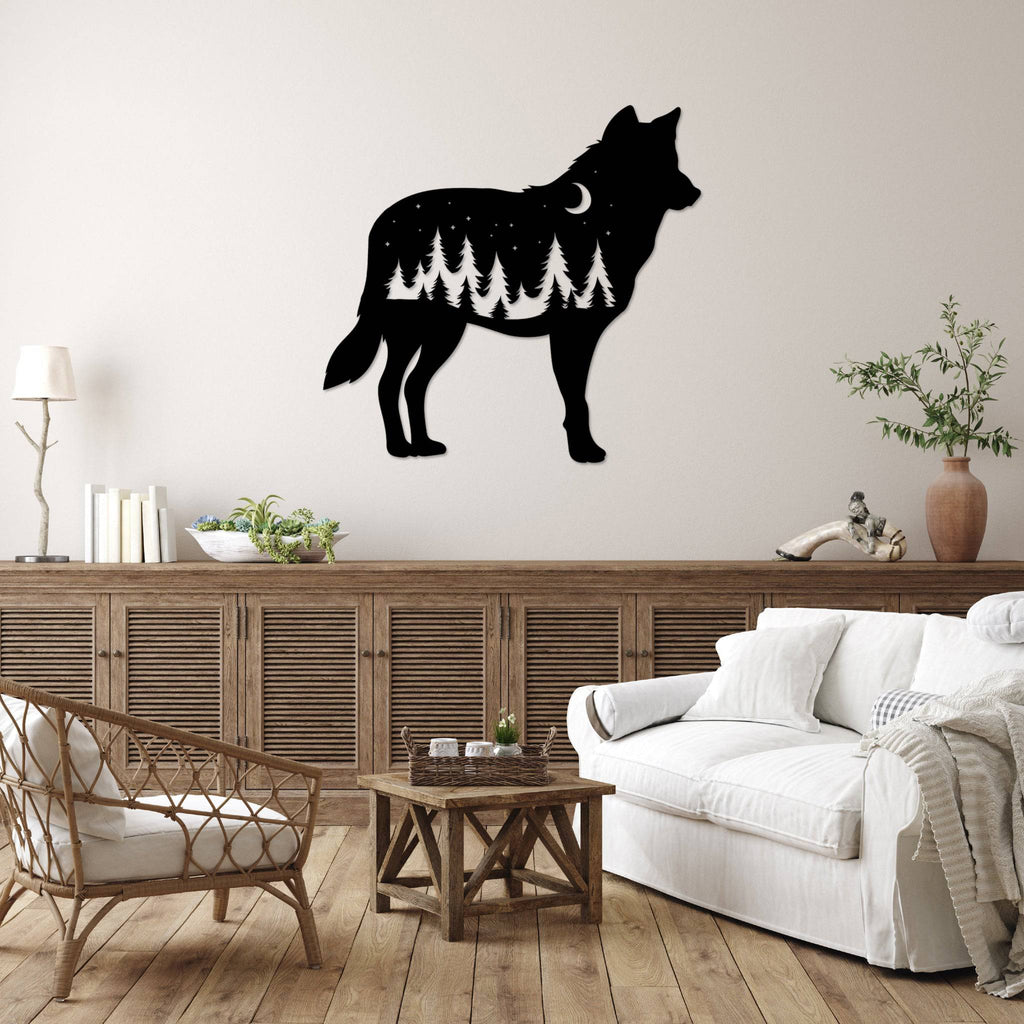 Wolf - Metal Wall Art - MetalPlex