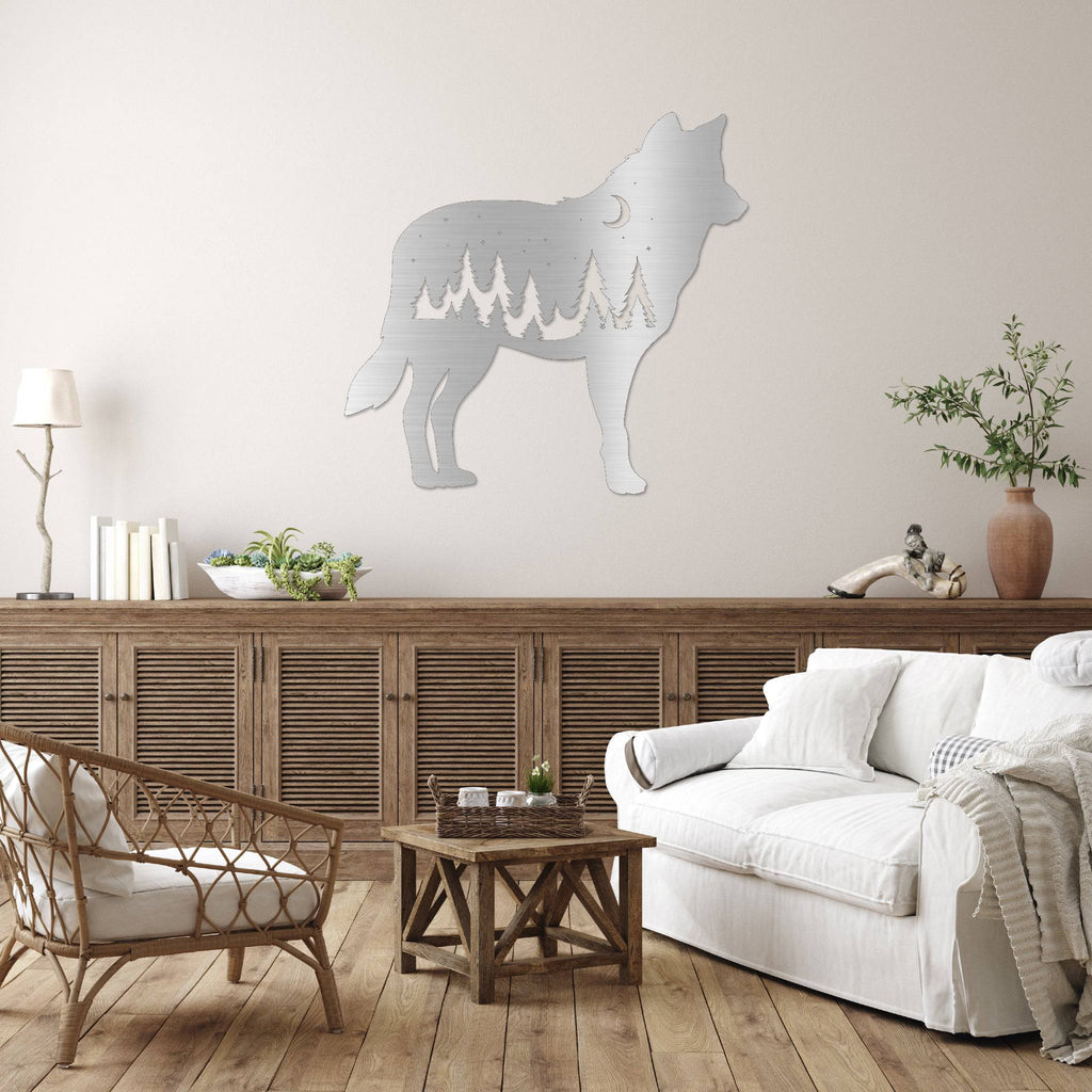 Wolf - Metal Wall Art - MetalPlex