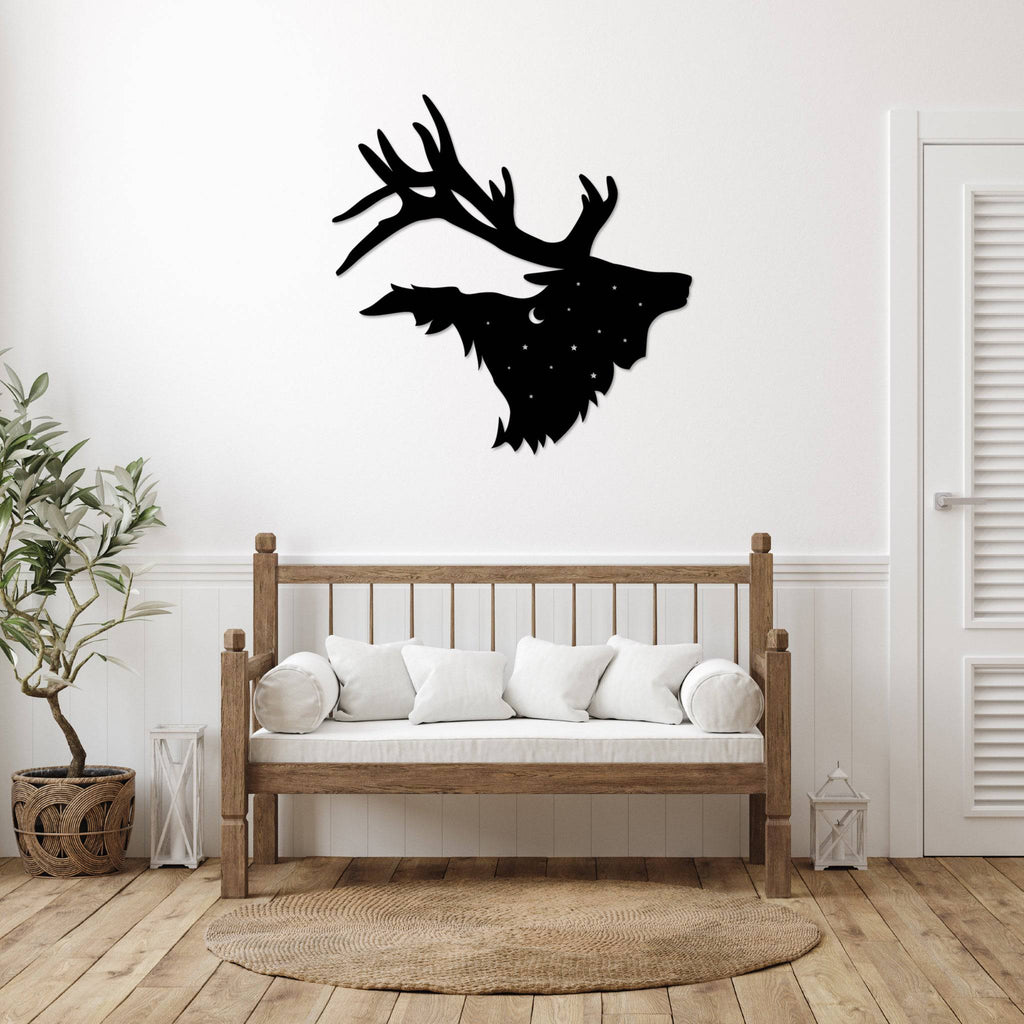 Bull Elk - Metal Wall Art - MetalPlex