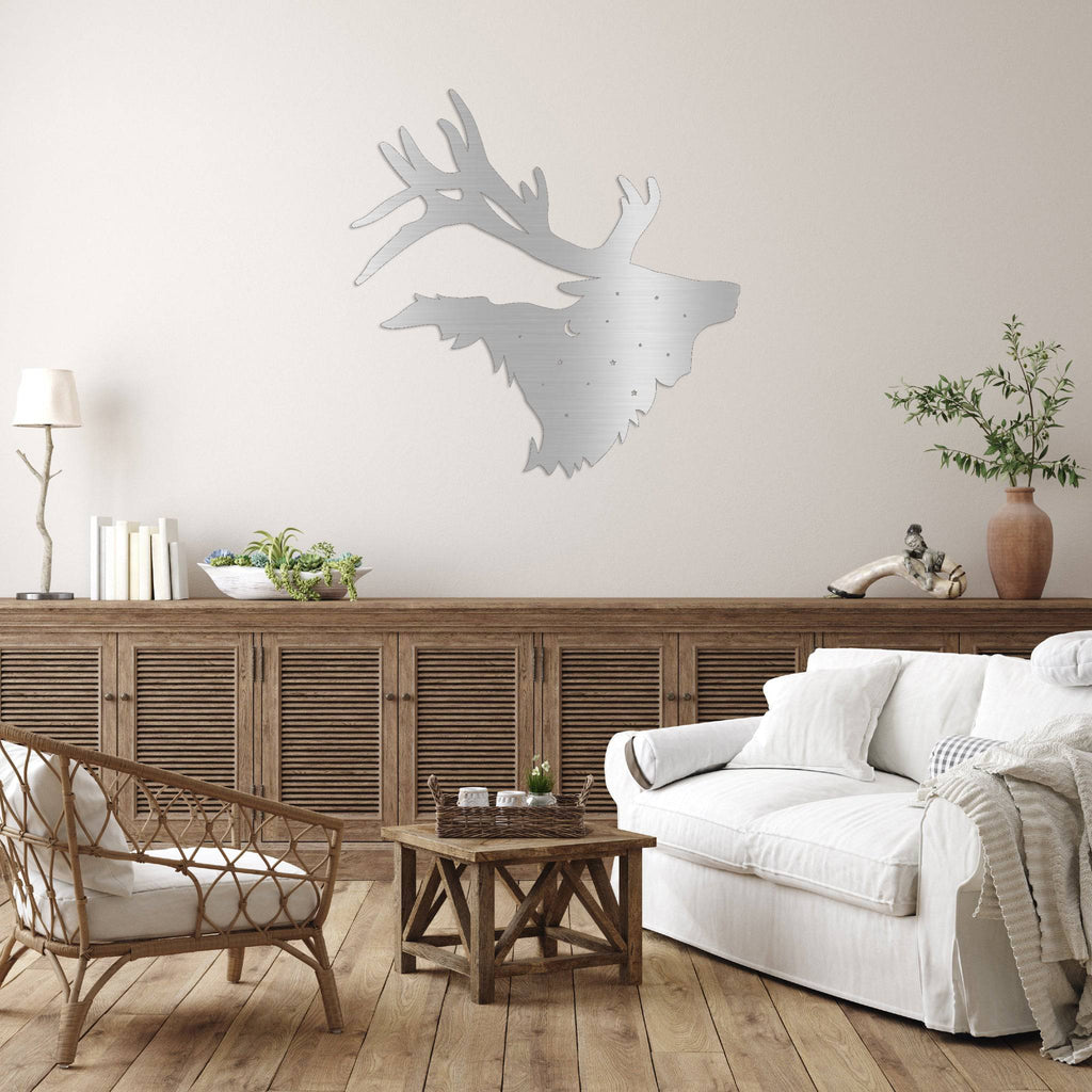 Bull Elk - Metal Wall Art - MetalPlex