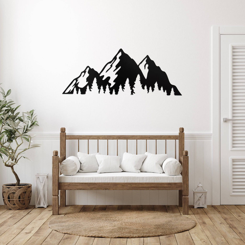Timberline Mountains - Metal Wall Art - MetalPlex