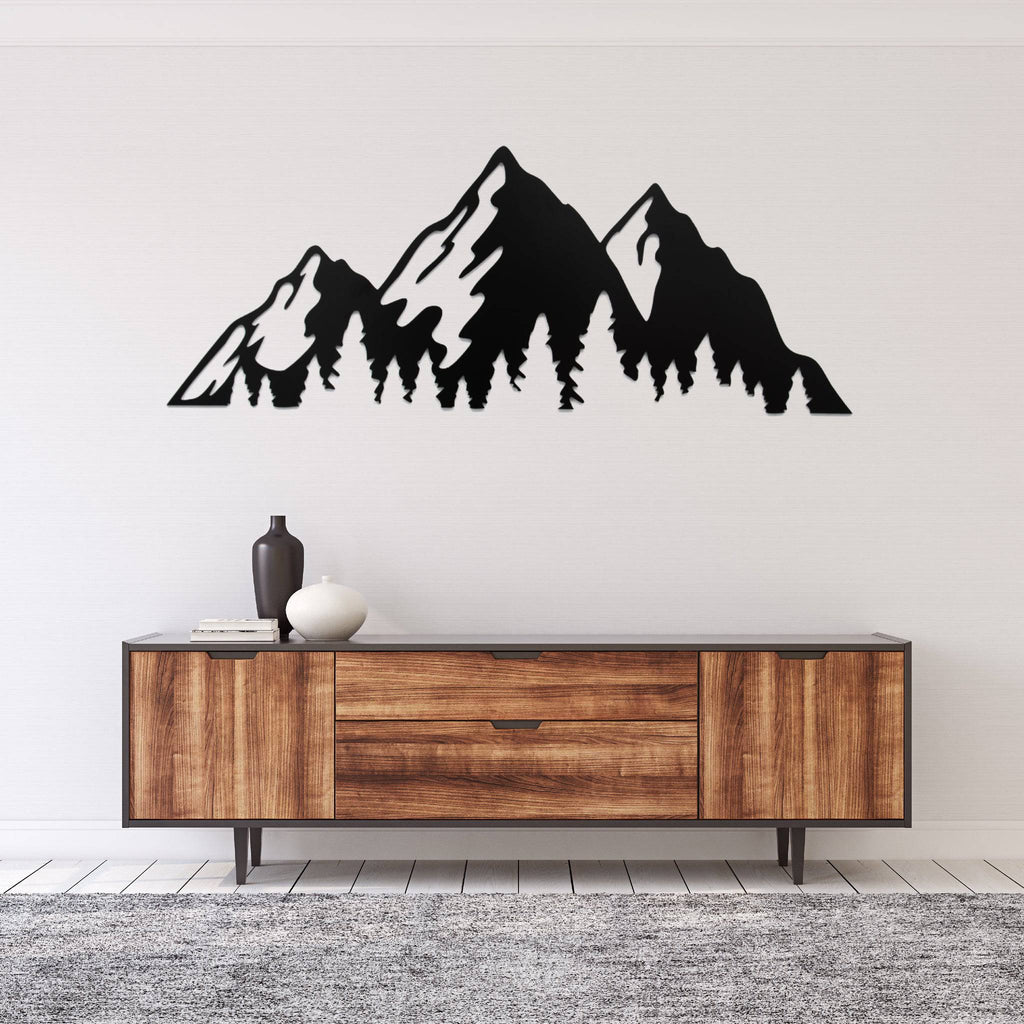 Timberline Mountains - Metal Wall Art - MetalPlex