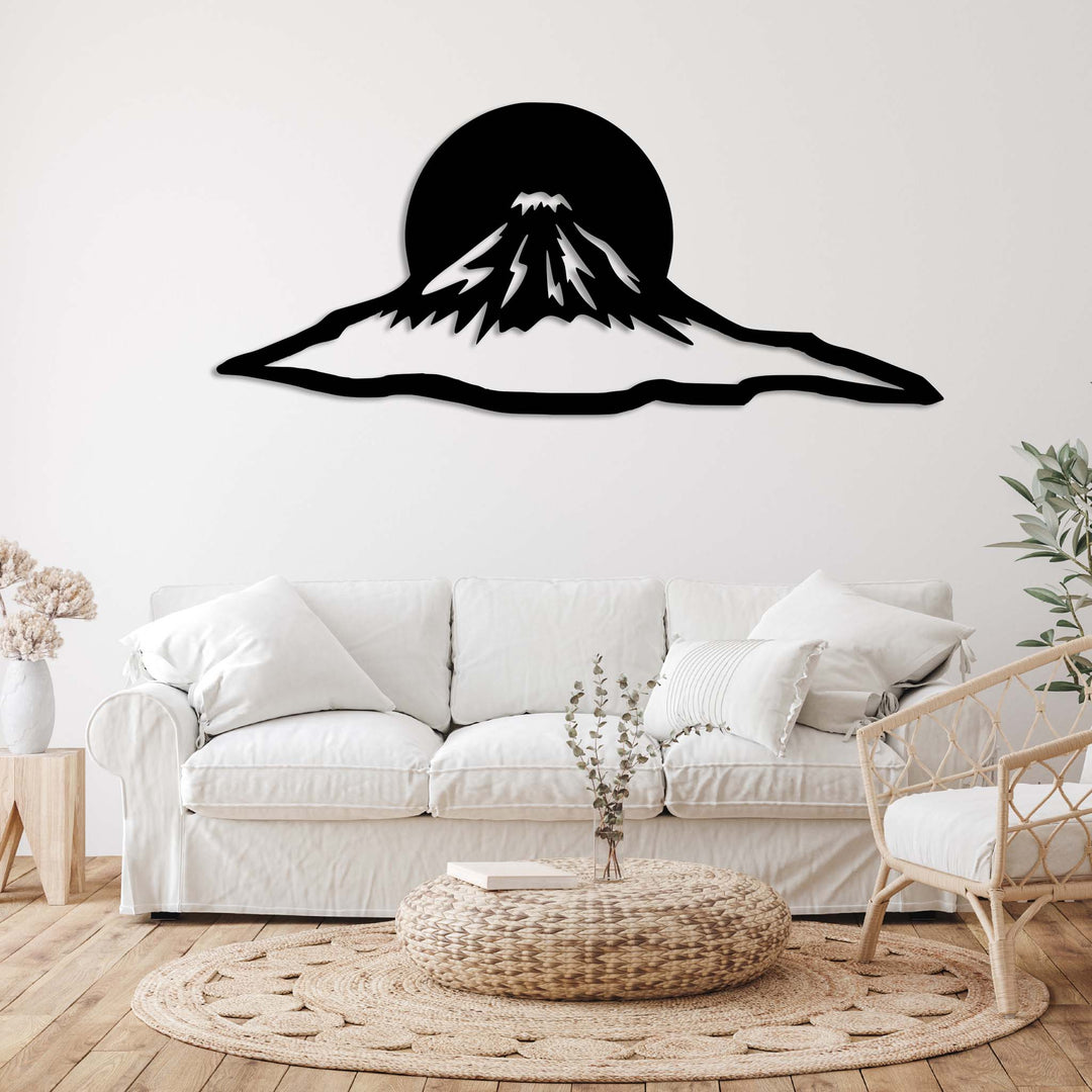 Mount Fuji Sunset - Metal Wall Art - MetalPlex