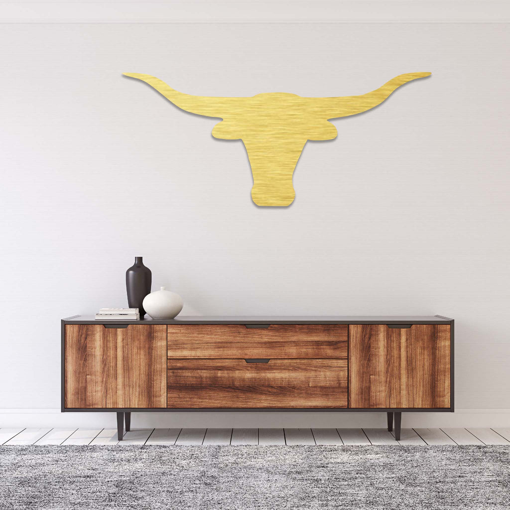 Texas Longhorn - Metal Wall Art - MetalPlex