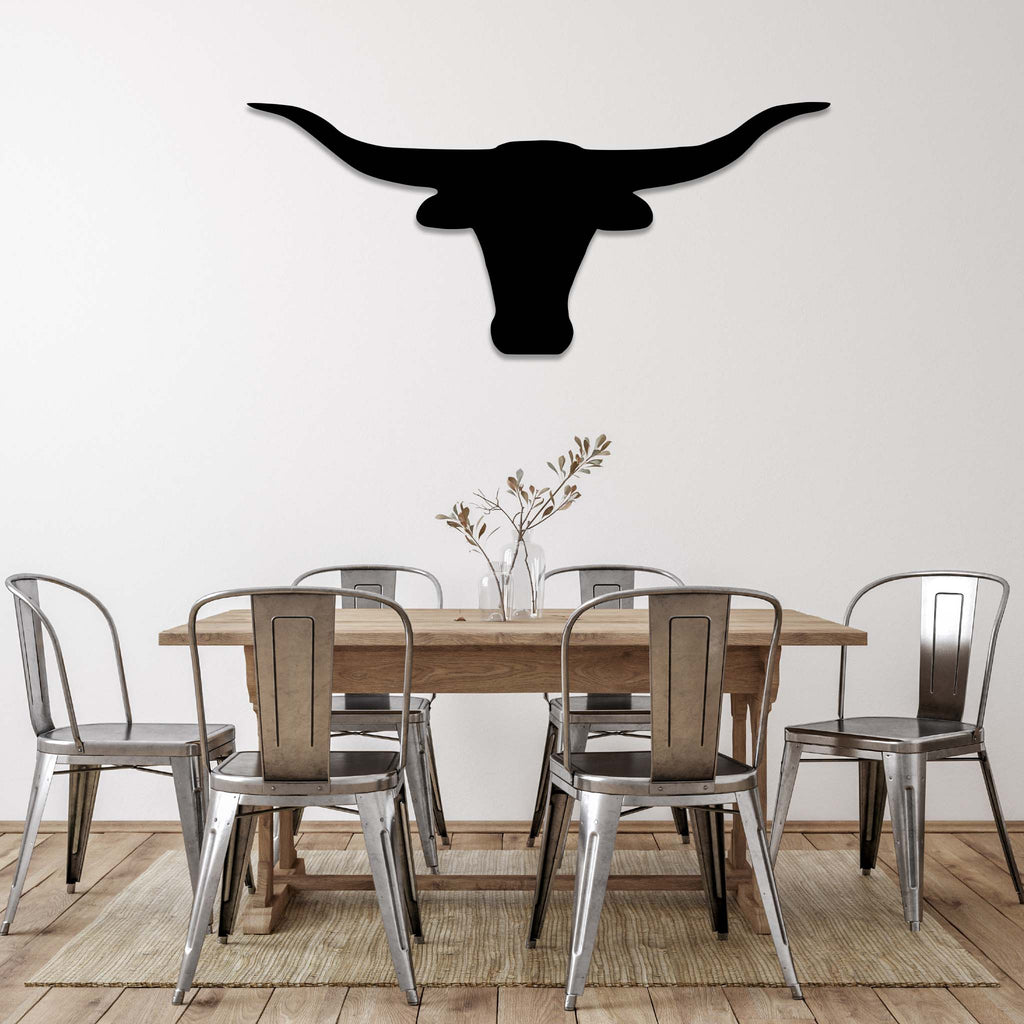 Texas Longhorn - Metal Wall Art - MetalPlex