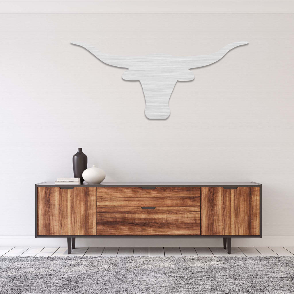 Texas Longhorn - Metal Wall Art - MetalPlex