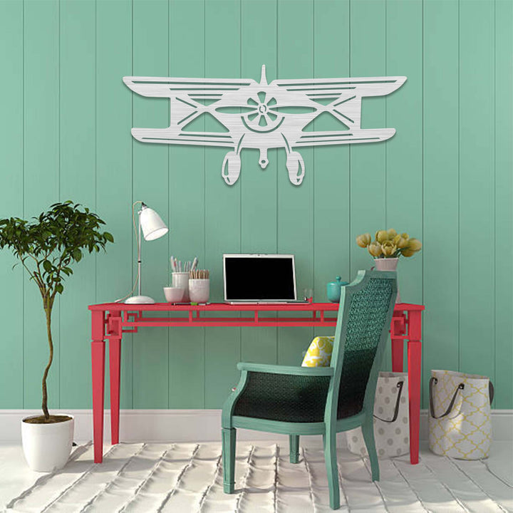 Vintage Airplane - Metal Wall Art - MetalPlex