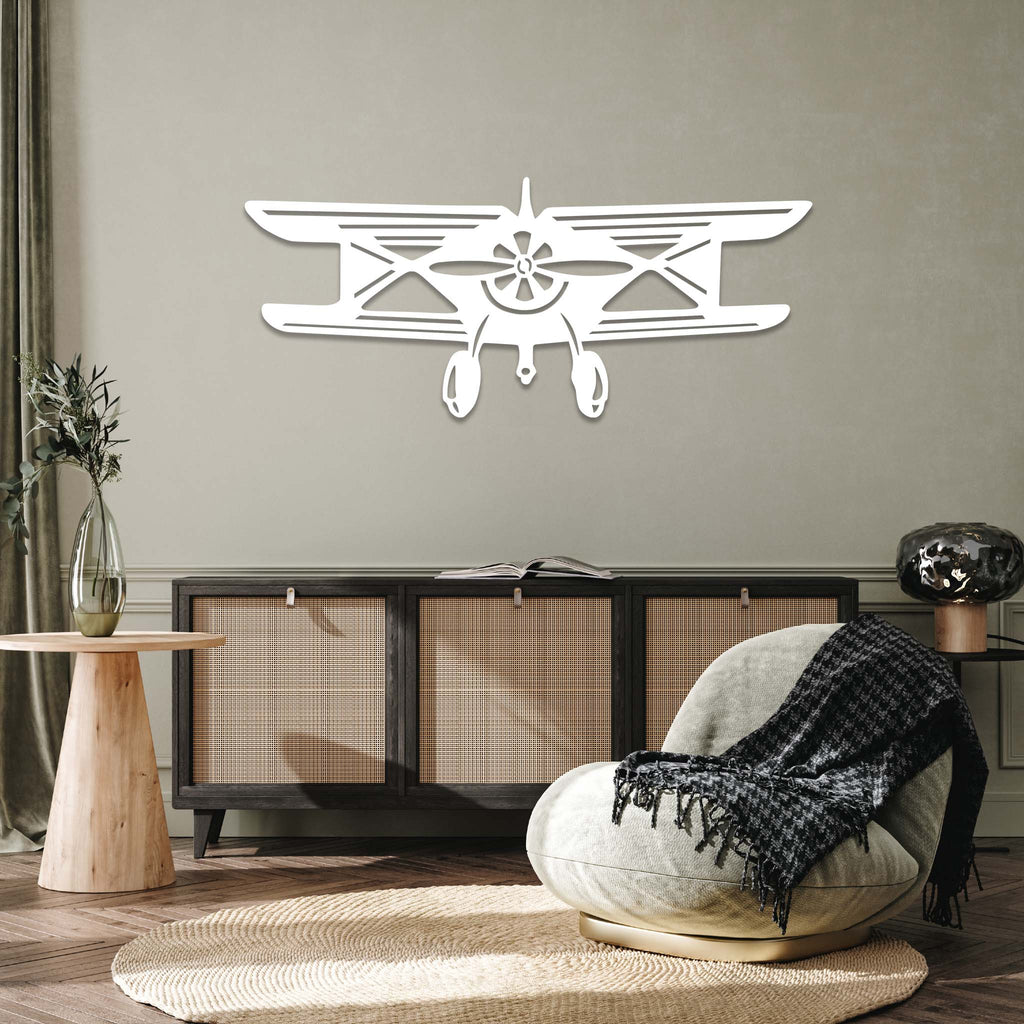 Vintage Airplane - Metal Wall Art - MetalPlex