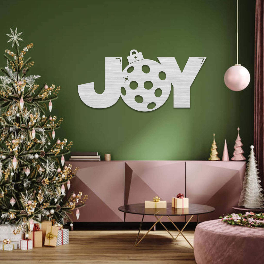 Christmas JOY - Metal Wall Art - MetalPlex