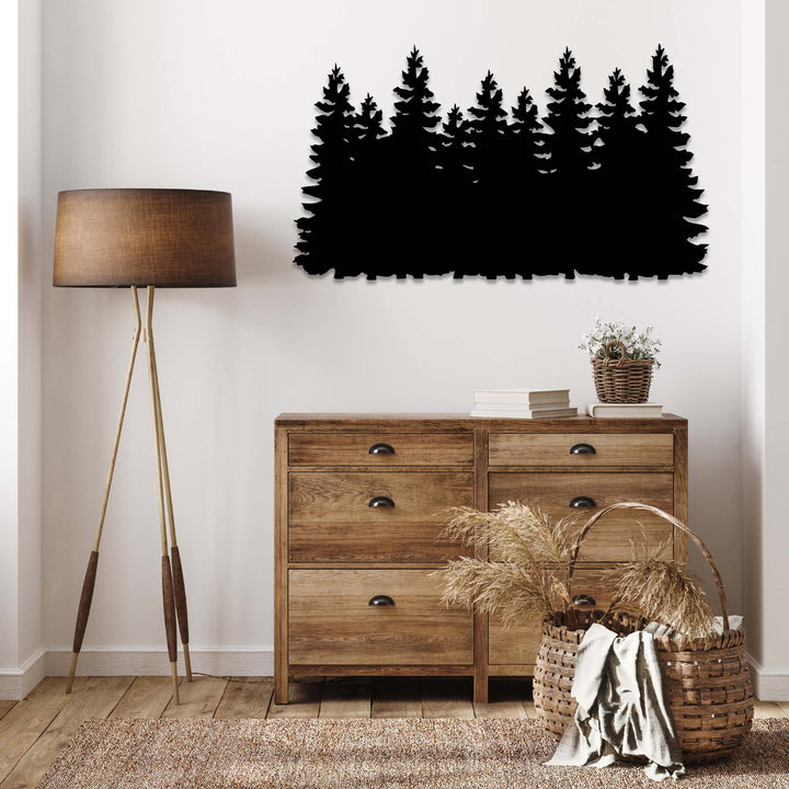 Pine Trees - Metal Wall Art - MetalPlex