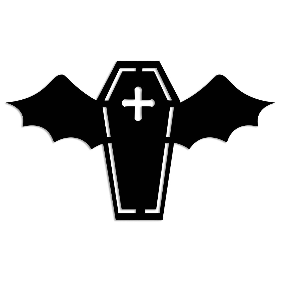 Vampire Coffin - Metal Wall Art - MetalPlex