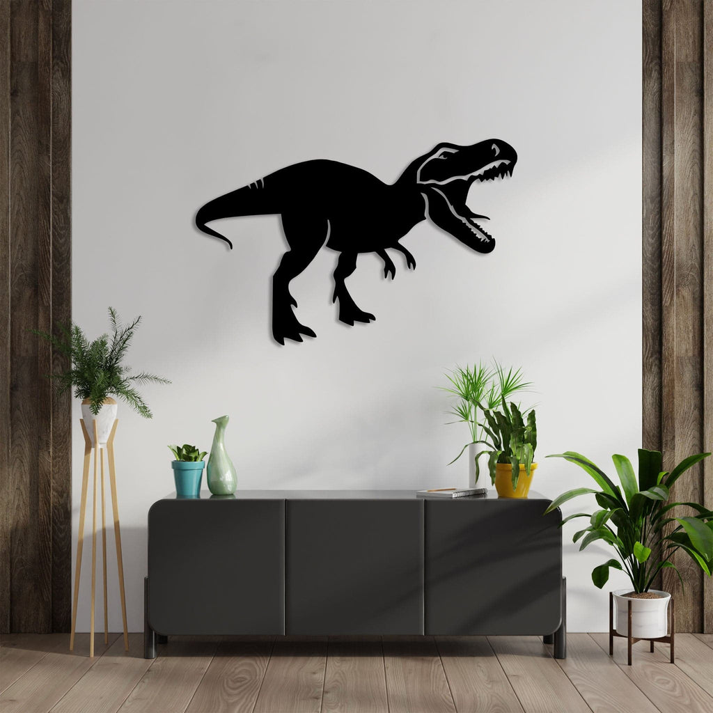 T Rex Dinosaur - Metal Wall Art - MetalPlex